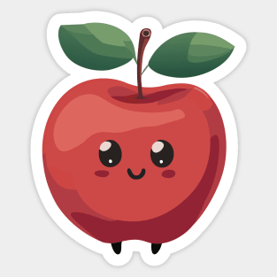 Cute Apple Sticker